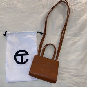 Telfar Tan Small Shopping Bag